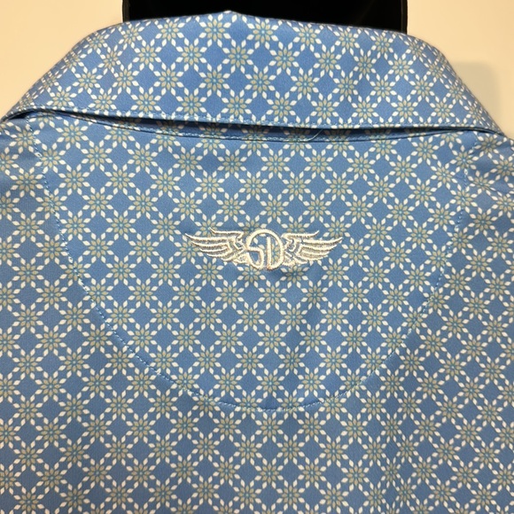 Straight Down men’s Large Golf Polo.  Clarksville Country Club TN on sleeve. - Picture 6 of 8